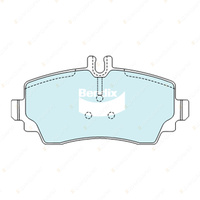 4x Bendix Front Euro Brake Pads for Mercedes Benz A-CLASS 140 160 190 W168