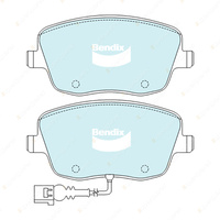 4pcs Bendix Front Euro Brake Pads for Seat Ibiza 6L 2.0L 85 kW FWD