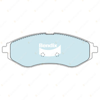 4pcs Bendix Front General CT Brake Pads for Holden Barina TK 1.6 i 77 kW FWD