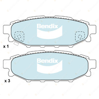 4pcs Bendix Rear General CT Brake Pads for Subaru Outback BH BP BR Forester