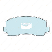 4x Bendix Front HD Brake Pads for Mitsubishi L200 Express Sigma Scorpion