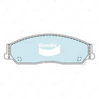 4pcs Bendix Front HD Brake Pads for Toyota Aurion GSV40 Avalon MCX10 FWD