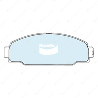 4pcs Bendix Front 4WD Brake Pads for Toyota Dyna LY211 150 2.8 D 61 kW