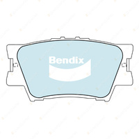4x Bendix Rear 4WD Brake Pads for Toyota Rav 4 ZSA42 ALA49 ACA 38 33 ASA44 GSA33