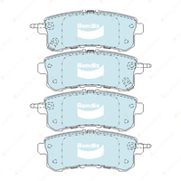 4pcs Bendix Rear 4WD Brake Pads for Nissan Patrol Y62 5.6 298 kW AWD