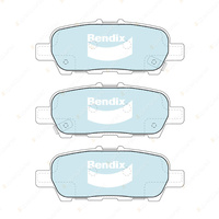 4pcs Bendix Rear 4WD Brake Pads for Nissan Pathfinder R52 X-Trail T32