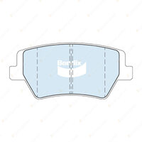 4Pcs Bendix Rear 4WD Disc Brake Pads for Genesis GV80 JX1 2.5L 3.0L 3.5L