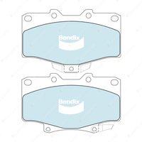4pcs Bendix Front 4WD Brake Pads for Toyota Landcruiser J7 JL7 4.0L 1984-1992