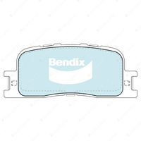 4pcs Bendix Rear 4WD Brake Pads for Toyota Caldina T24 2.0L 2002-2007