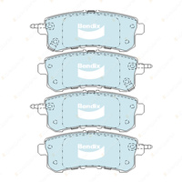 4pcs Bendix Rear 4WD Brake Pads for Infiniti QX80 5.6L 298kW 2013-2019