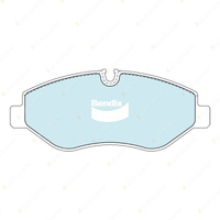 4Pcs Front Bendix Euro Disc Brake Pads for Mercedes Benz Marco Valente W639 W447