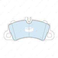 Bendix Front Euro+ Brake Pads for Porsche Cayenne 9YA 9YB Macan 95B 1ZG 1ZM 1ZH