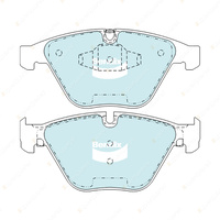4pcs Bendix Front General CT Brake Pads for BMW 5 523 525 530 540 545 E60 E61