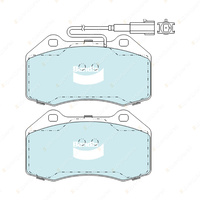 4 Bendix Front General CT Brake Pads for Abarth 500 595 695 C 312 Brembo Caliper