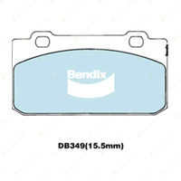 4pcs Bendix Front General CT Brake Pads for Alfa Romeo 33 905A 905 1.5
