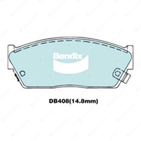 4 x Bendix Front General CT Brake Pads for Honda Civic AK AM AU 1.5 GL 63 kW 107