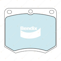 4pcs Bendix Front General CT Brake Pads for Triumph 2500 TC 2.5 TR 6 PI RWD