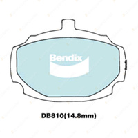 4 Bendix Front General CT Brake Pads for Humber Sceptre Septre Vogue S1 S2 S3 S4
