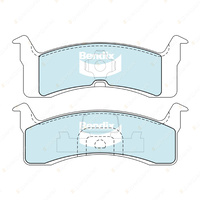 4pcs Bendix Rear General CT Brake Pads for Nissan Pulsar N12 1.3 44 kW 1.5 55 kW