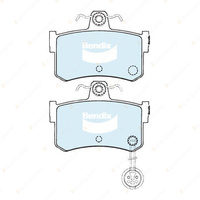 4pcs Bendix Rear General CT Brake Pads for Honda Legend KA HS 2.5 i 110 127 kW