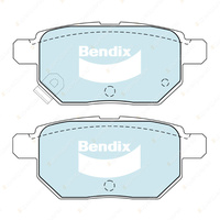 4pcs Bendix Rear General CT Brake Pads for Suzuki Swift FZ NZ 1.6 100 kW FWD