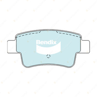 4pcs Bendix Rear General CT Brake Pads for Fiat Punto 199 1.3 1.4 1.9 FWD