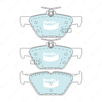 4pcs Bendix Rear General CT Brake Pads for Subaru Impreza G5 GT7 Levorg EK V1