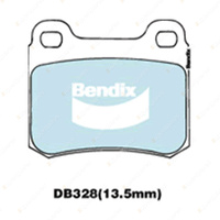 4 x Bendix Rear General CT Brake Pads for Mercedes Benz 190 W201 2.0 2.3 2.5 2.6