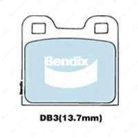 4pcs Bendix Rear General CT Brake Pads for Saab 900 AM4 AC4 99 2.0 FWD