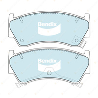 4pcs Bendix Front General CT Brake Pads for Nissan Cube Z10 1.5L 1998-2000