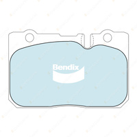 4pcs Bendix Front General CT Brake Pads for Toyota Celsior UCF2 4.0L 1994-1997