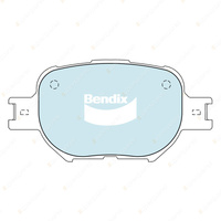 4pcs Bendix Front General CT Brake Pads for Toyota Altezza E1 2.0L 2001-2005