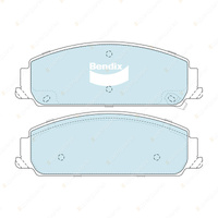 4pcs Bendix Front General CT Brake Pads for Holden Caprice WN 3.6L LPG 2013-2015