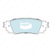 4pcs Bendix Rear General CT Brake Pads for Toyota Rav 4 A5 H5 C-HR Corolla Cross
