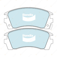 4pcs Bendix Front HD Brake Pads for Nissan Pulsar N14 1.6 82 kW FWD