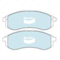 4pcs Bendix Front HD Brake Pads for Mitsubishi Triton MK 2.8 71 kW 92 kW