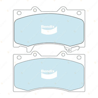 4pcs Bendix Front HD Brake Pads for Nissan Patrol Y62 5.6 298 kW AWD