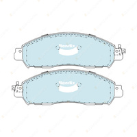 4pcs Bendix Front HD Brake Pads for Holden Jackaroo UBS 2.3 4x4 81 kW 166