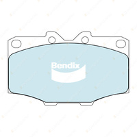4x Bendix Front HD Brake Pads for Toyota Land Cruiser HJ75RP RV HJ 60 61