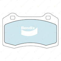 4pcs Bendix Rear HD Brake Pads for Jeep Grand Cherokee WK WH 4.7 5.7 6.1