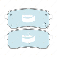 4pcs Bendix Rear HD Brake Pads for Hyundai iLoad TQ 2.4 2.5 CRDi RWD