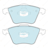 4Pcs Front Bendix HD Brake Pads for Volvo C30 533 S40 544 V50 545 Width 73mm