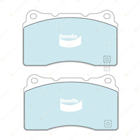 4pcs Bendix Front HD Brake Pads for Toyota 86 ZN6 2.0L 152kW RWD 2016-2021