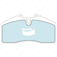 4pcs Bendix Front SRT Brake Pads for Holden Adventra VZ 5.7 Monaro V2 3.8