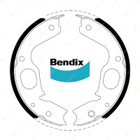 Bendix Park Hand Brake Shoes for Mitsubishi Challenger K7 K9 PA PB PC 2.5 3.0