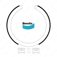 Bendix Park Hand Brake Shoes for Ford Fairlane NF NL AU Fairmont EF EL AU