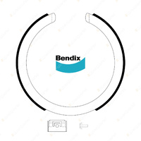 Bendix Park Hand Brake Shoes for Toyota Aurion GSV40 Camry ACV 36 40 MCV36 ASV50