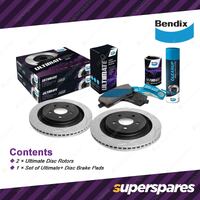 Bendix Rear ULT+ Performance Brake Upgrade Kit for Ford Falcon FG 2.0L 4.0L