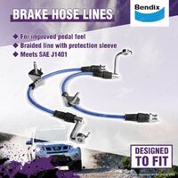 1 Set Bendix Front Ultimate 4WD Brake Hose Kit for Holden Colorado RG DX LS LX