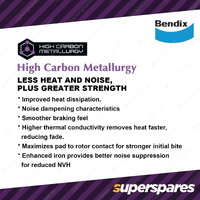 Bendix Rear Ultimate Disc Brake Rotors for Ford LTD BF 5.4L 230kW 2005-2007